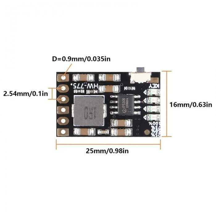 2A 5V Charge Discharge Integrated 3.7V 4.2V Lithium Battery Boost Mobile Power Protection Diy Electronic PCB Board Module
